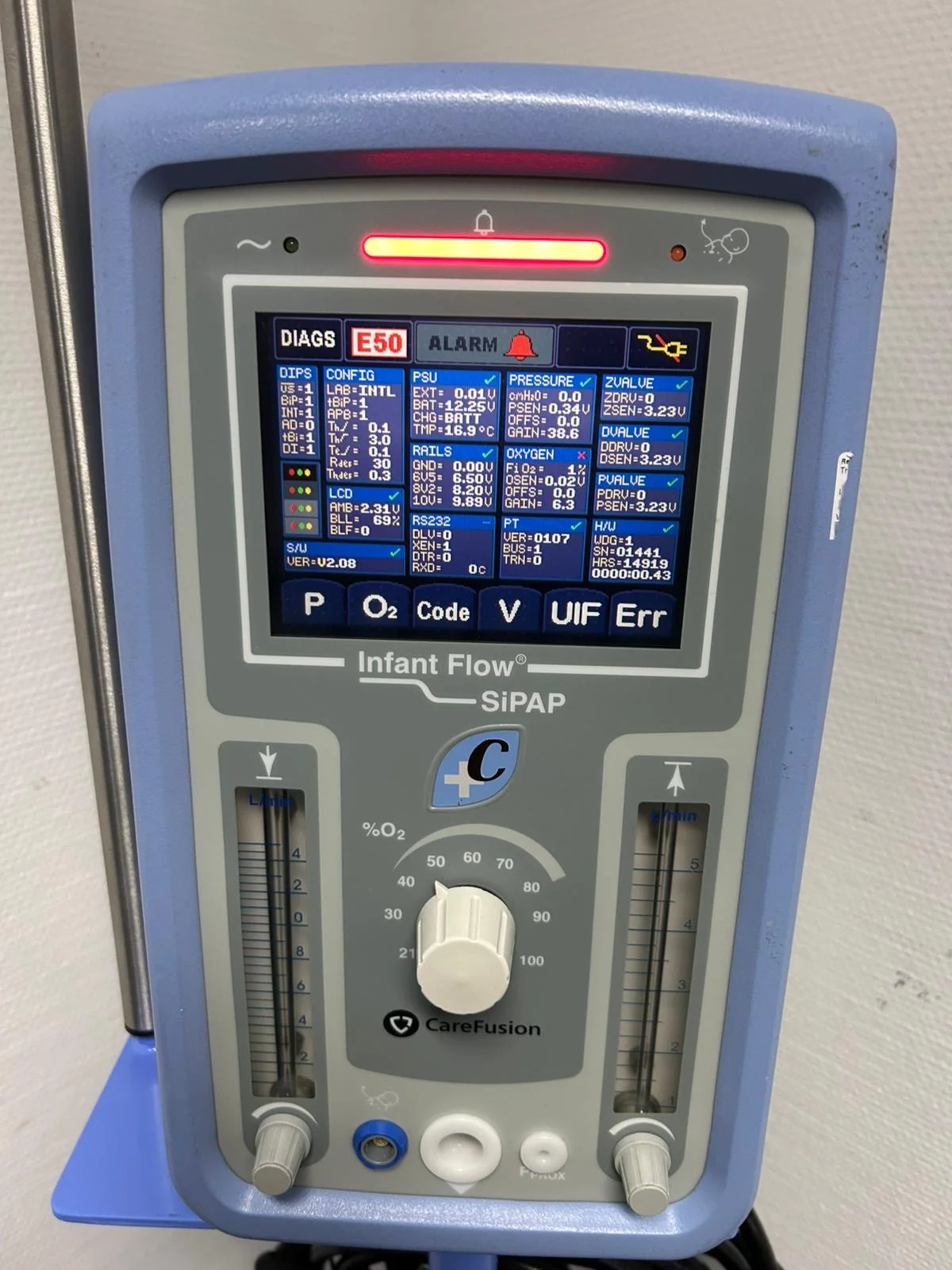 Sipap Machine Sell CPAP on Bimedis CPAP CAREFUSION Infant Flow Sipap (Germany)