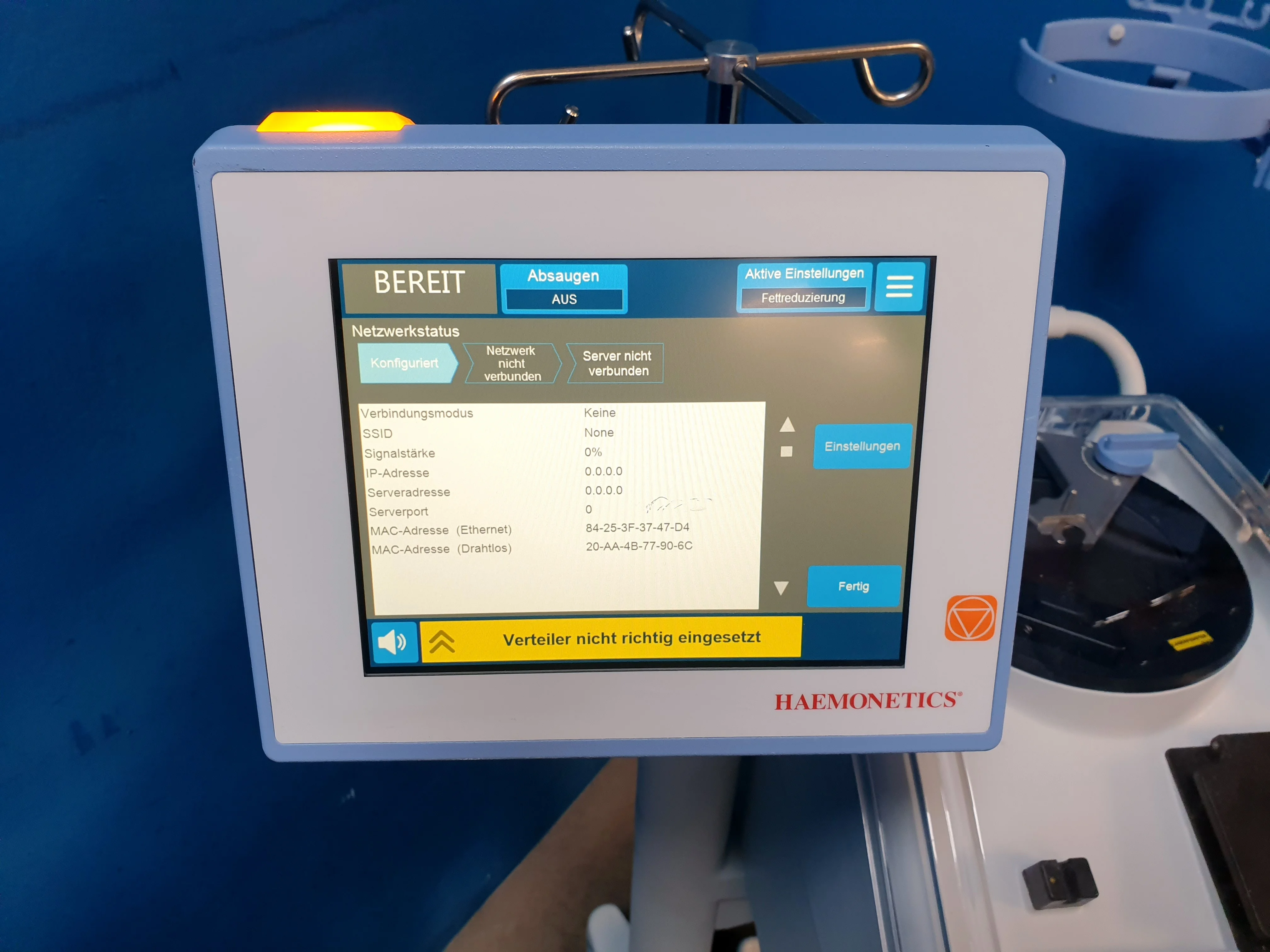 Sell Auto Transfusion System HAEMONETICS Cell Saver Elite (Germany ...