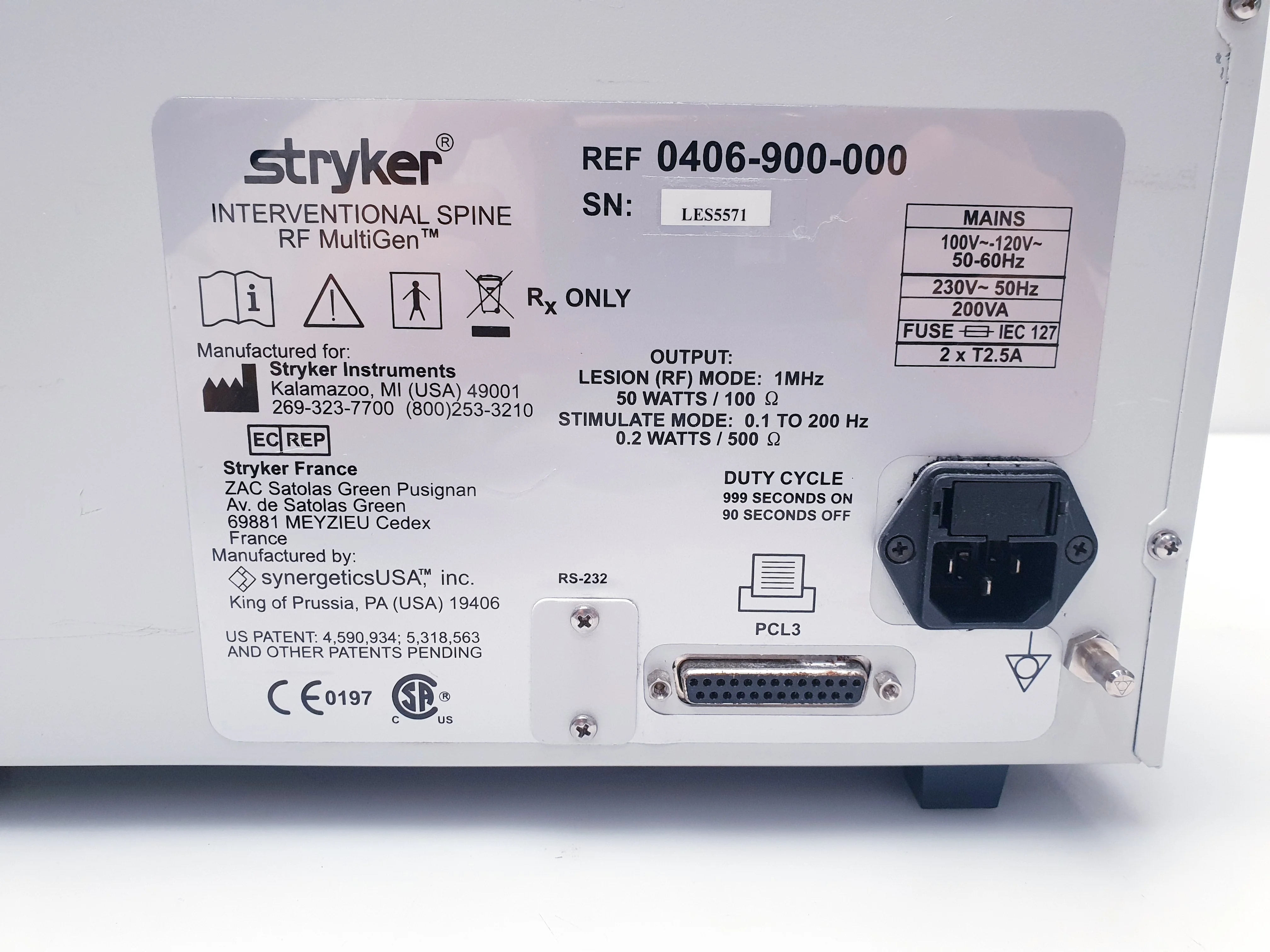 Stryker Rfa Machine Sell Electrosurgical Unit STRYKER RF Multigen (Germany) | Bimedis