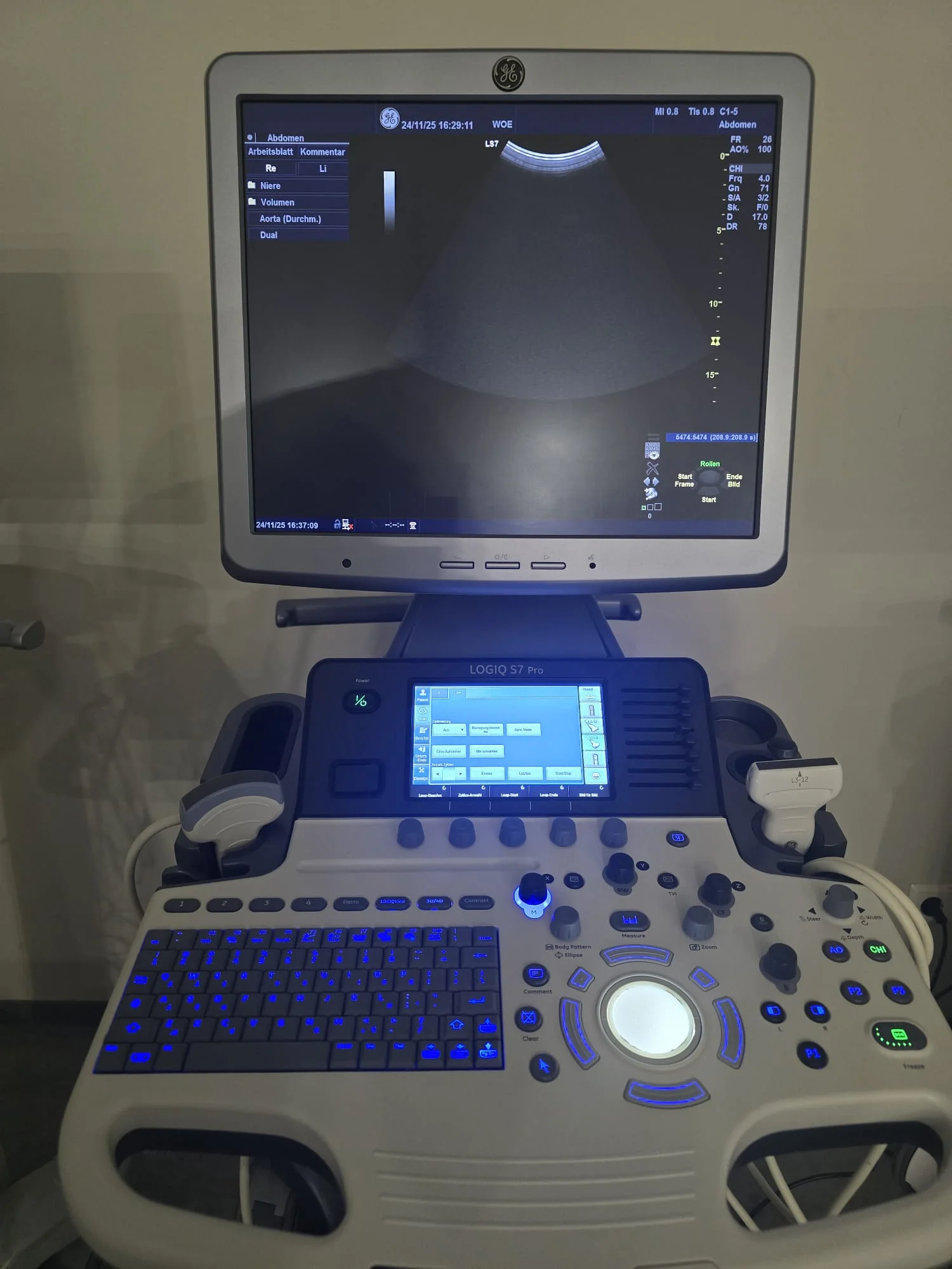 Sell Ultrasound Machine GE Logiq S7 Pro 2010 (Germany) | Bimedis