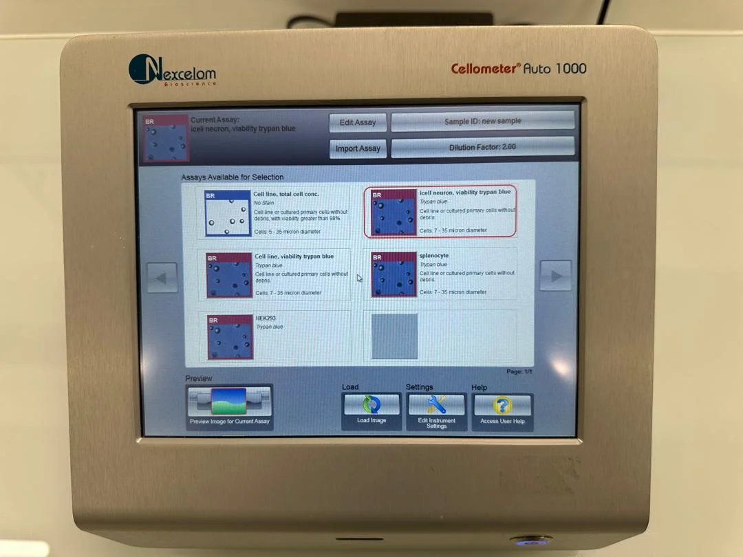 Cellometer Visual Vendre Compteur de cellules NEXCELOM BIOSCIENCE Cellometer Auto 1000 ...