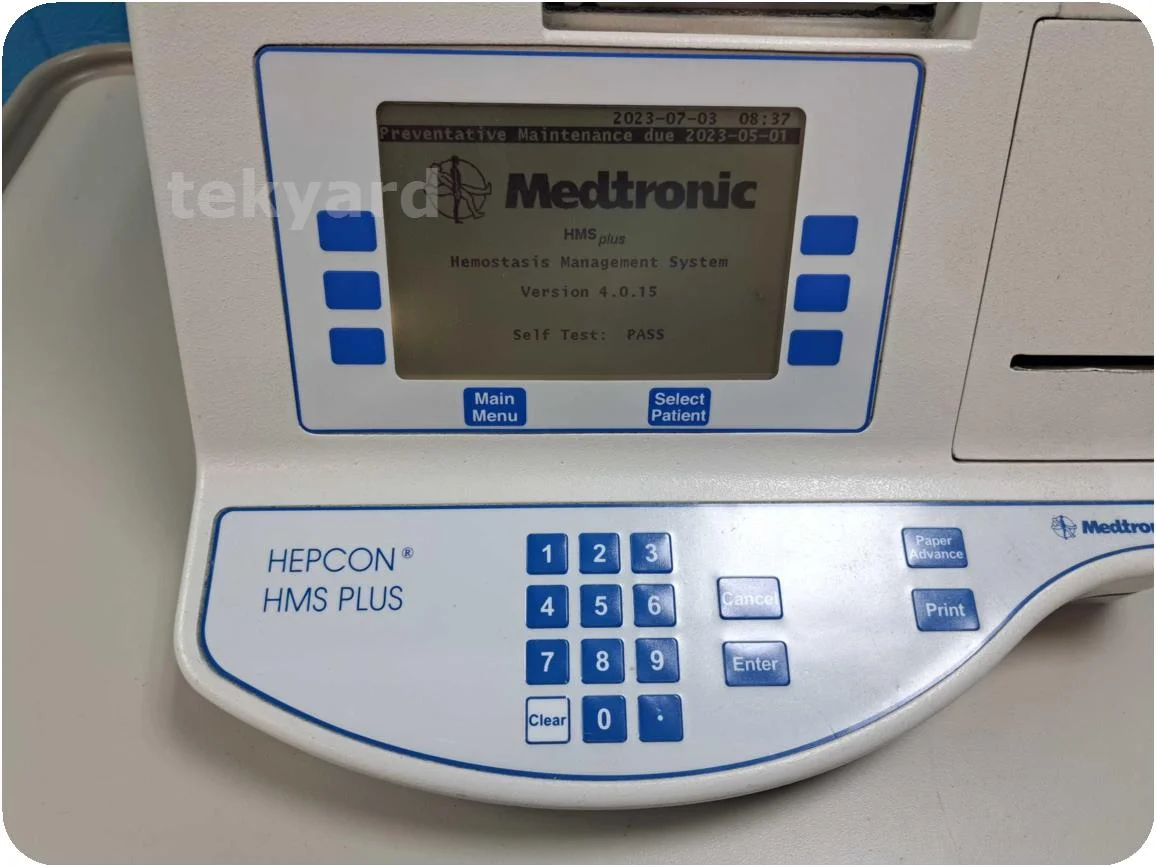 Venta de Analizador de coagulación MEDTRONIC Hepcon HMS Plus 2005 (EE ...