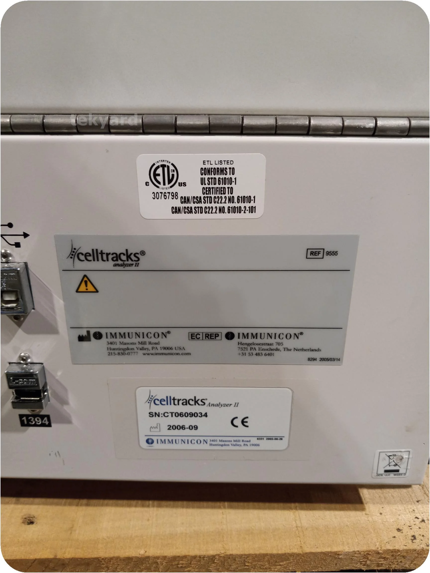 Sell Cell Analyzers IMMUNICON Celltracks II (United States) | Bimedis