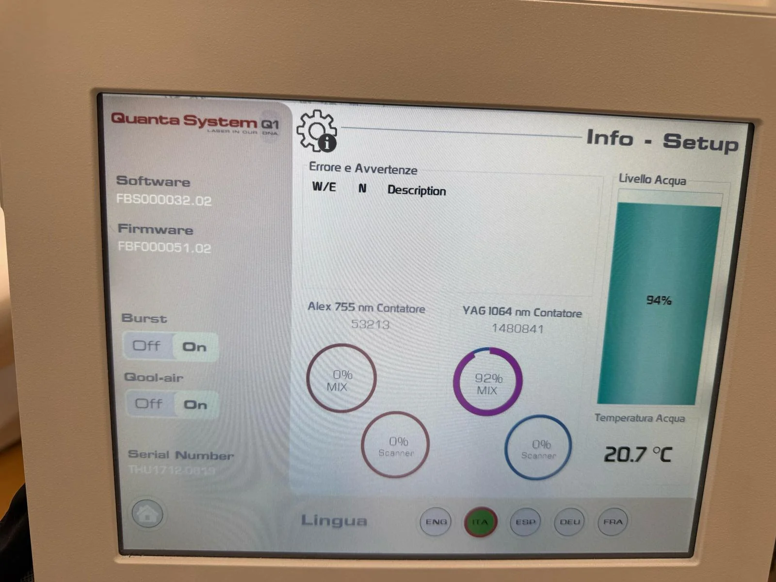Thunder Quanta System.pdf Vendita Alexandrite Laser QUANTA SYSTEM Thunder MT 2019 (Italia) | Bimedis