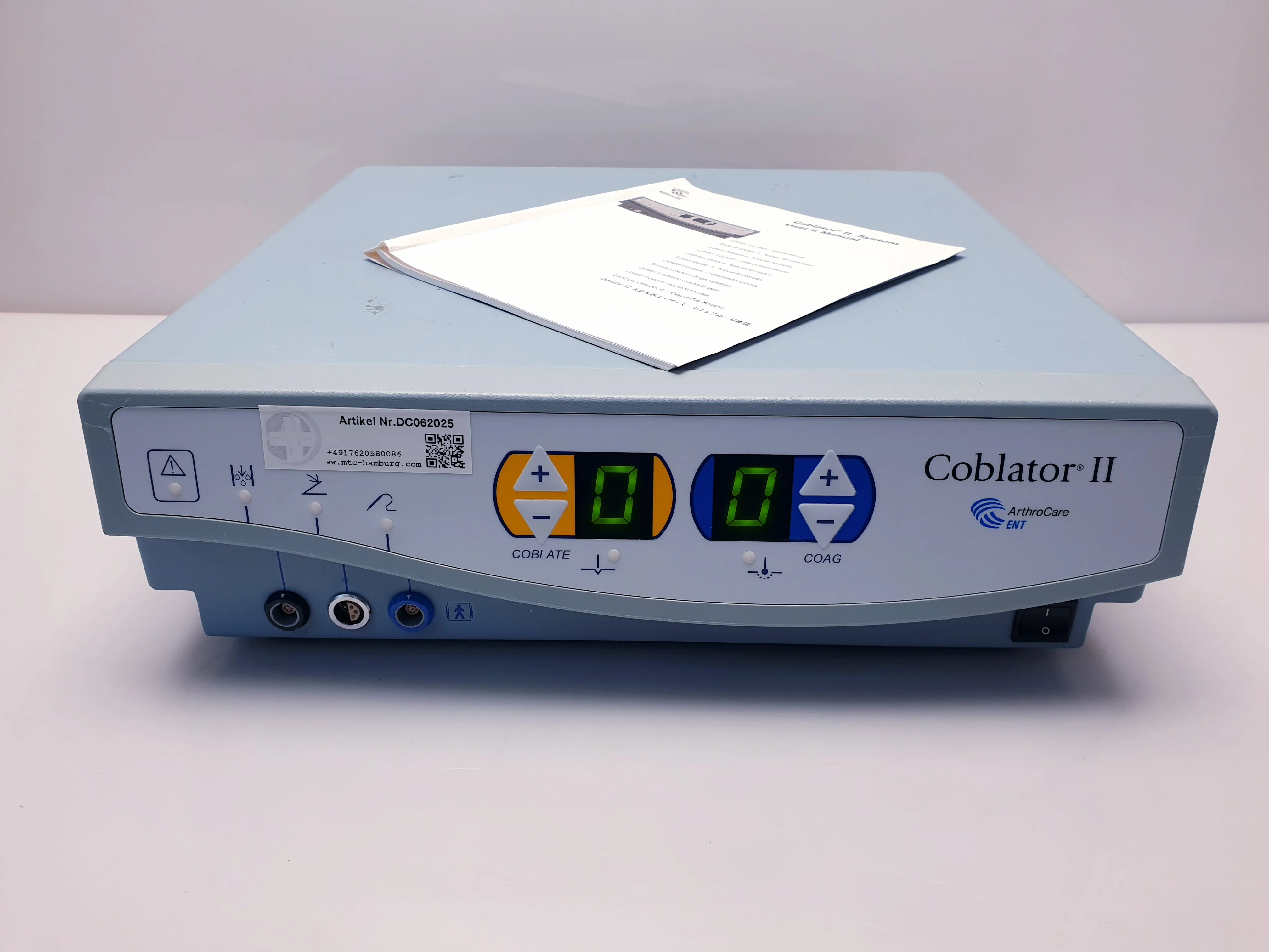 Coblator Machine Sell Electrosurgical Unit ARTHROCARE Coblator II ENT (Germany) | Bimedis