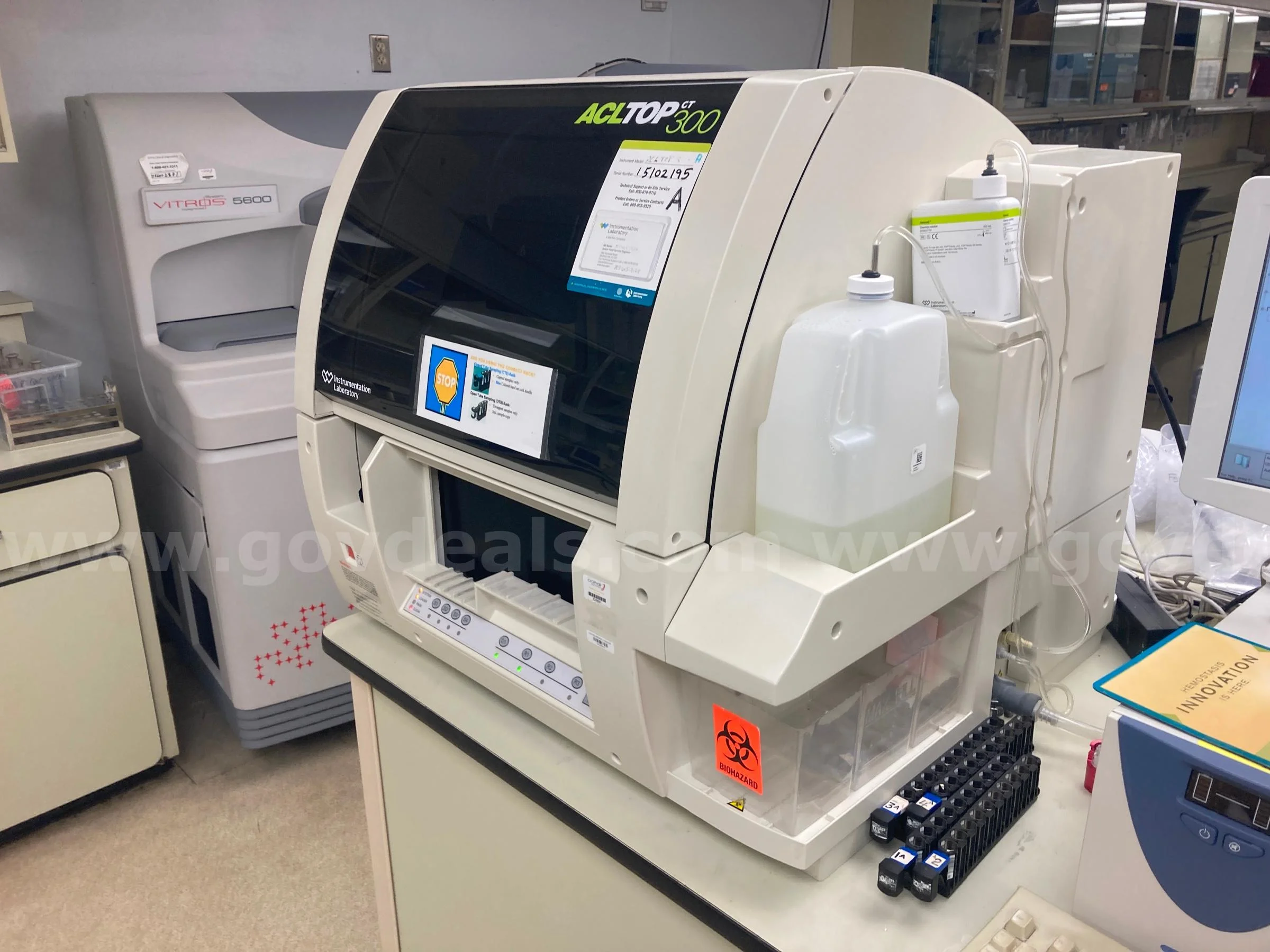Sell Coagulation Analyzer INSTRUMENTATION LABORATORY ACL TOP 300 CTS ...