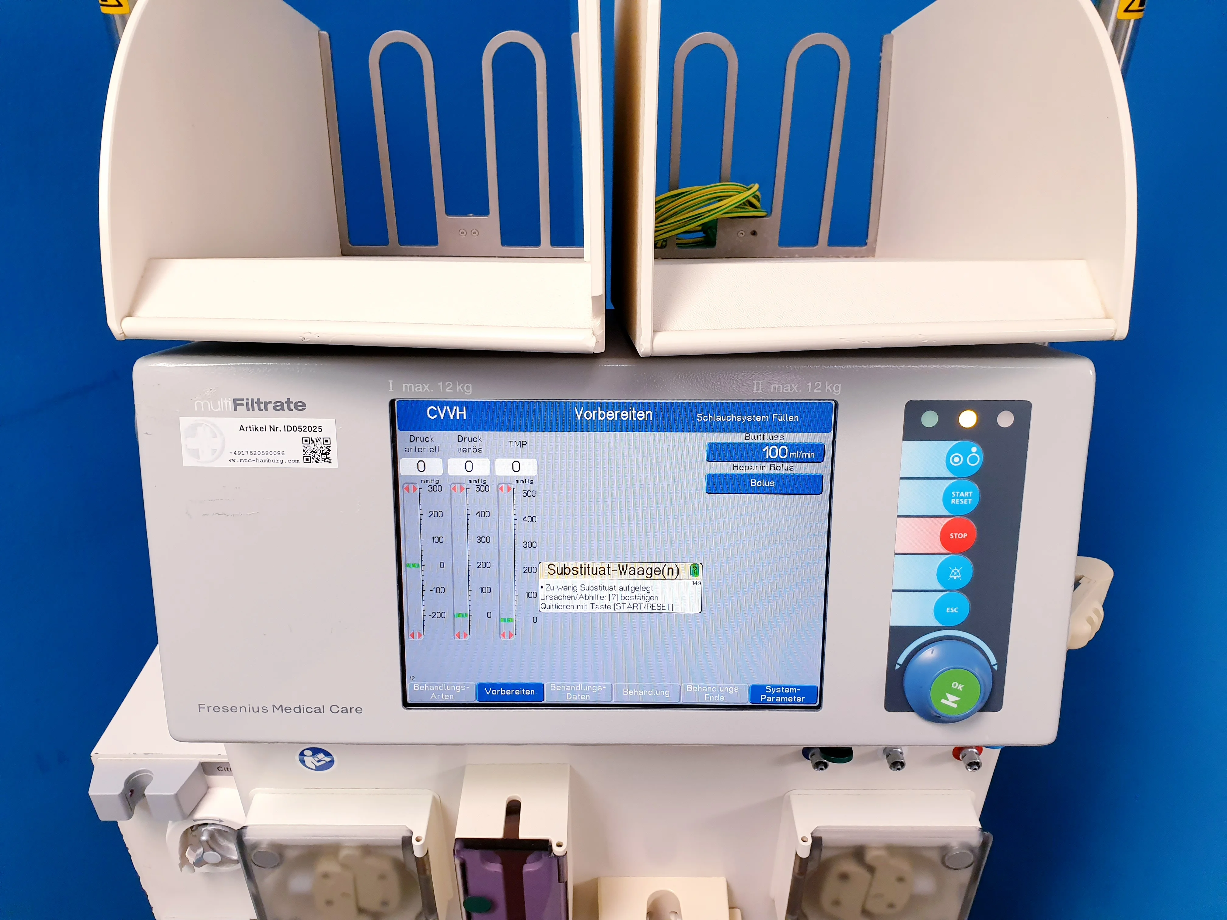 Multifiltrate Machine Sell Stationary dialysis machine FRESENIUS Multifiltrate (Germany ...