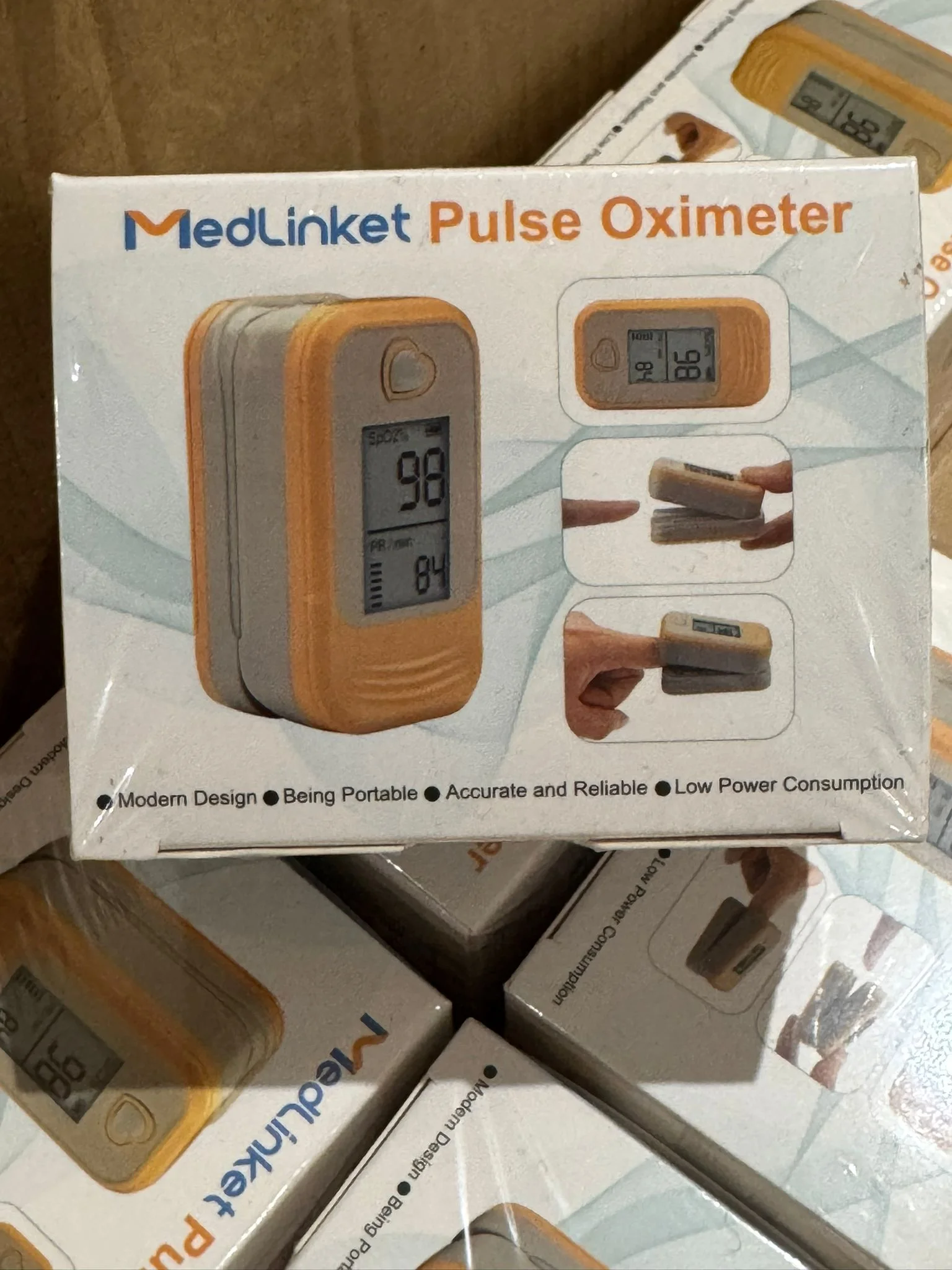 Blood Pressure Machine MEDLINKET AM801 Pulse Oximeter Medical Grade