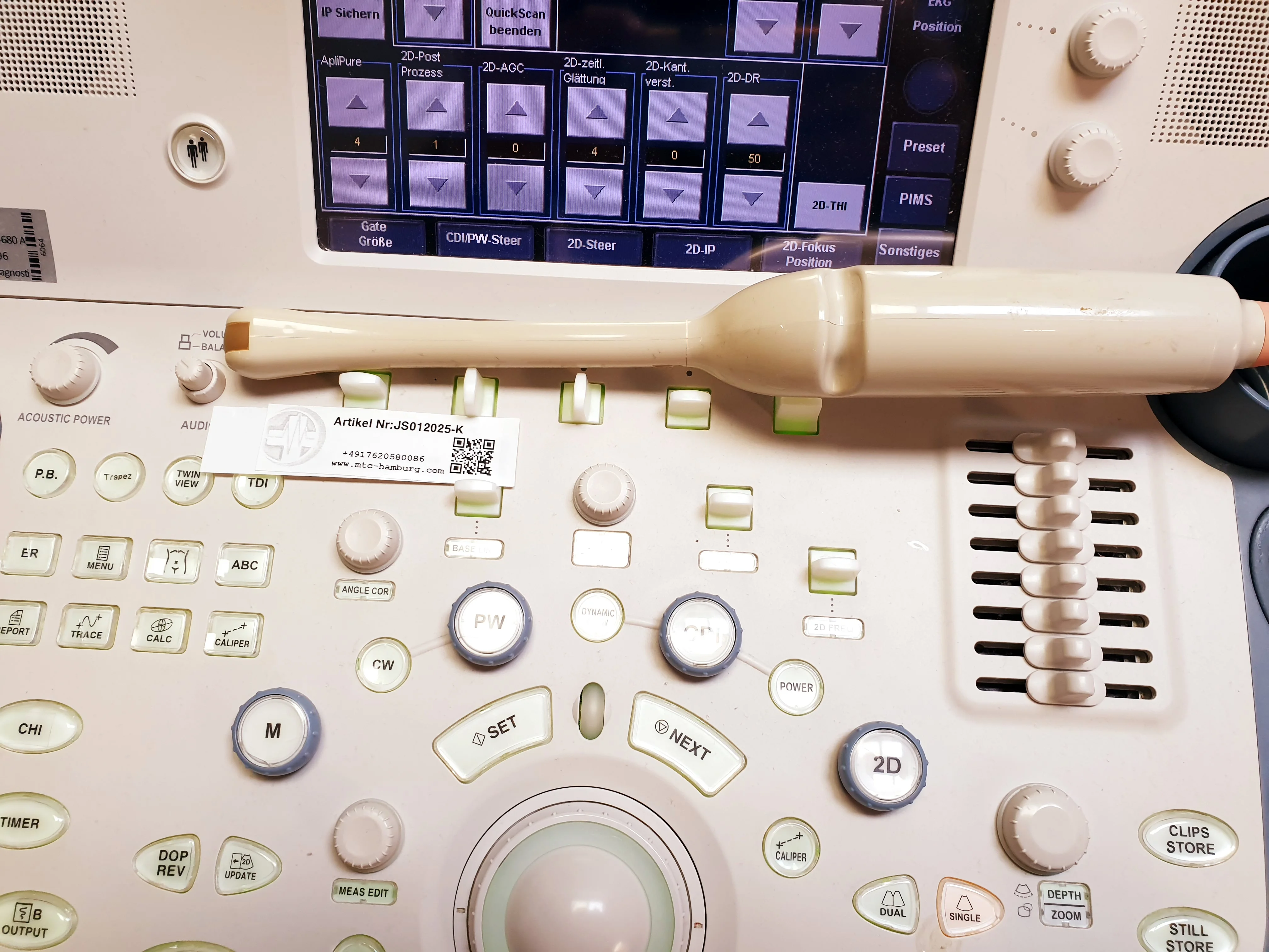 Sell Endocavity probe TOSHIBA 9C3 (PVT-661VT) (Germany) | Bimedis