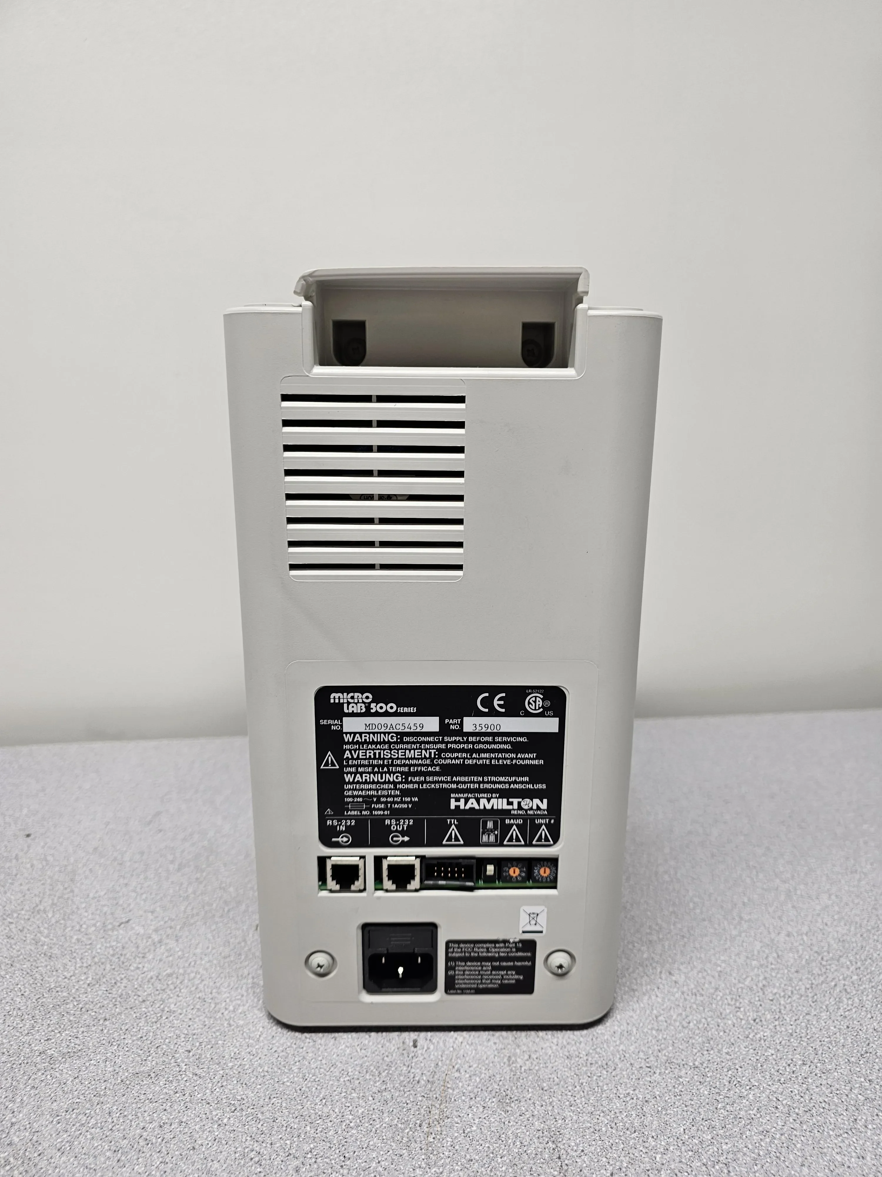Sell Liquid Handling HAMILTON MEDICAL Microlab 500 Series (United ...