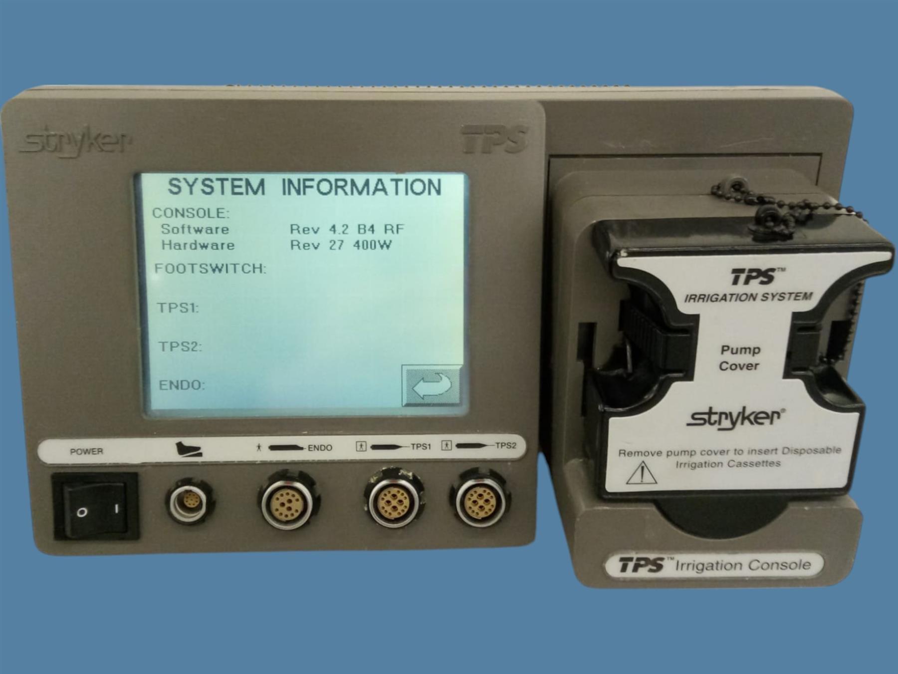 Tps 50 Sell Endoscopy irrigation pump STRYKER TPS 5100-50 (United States ...