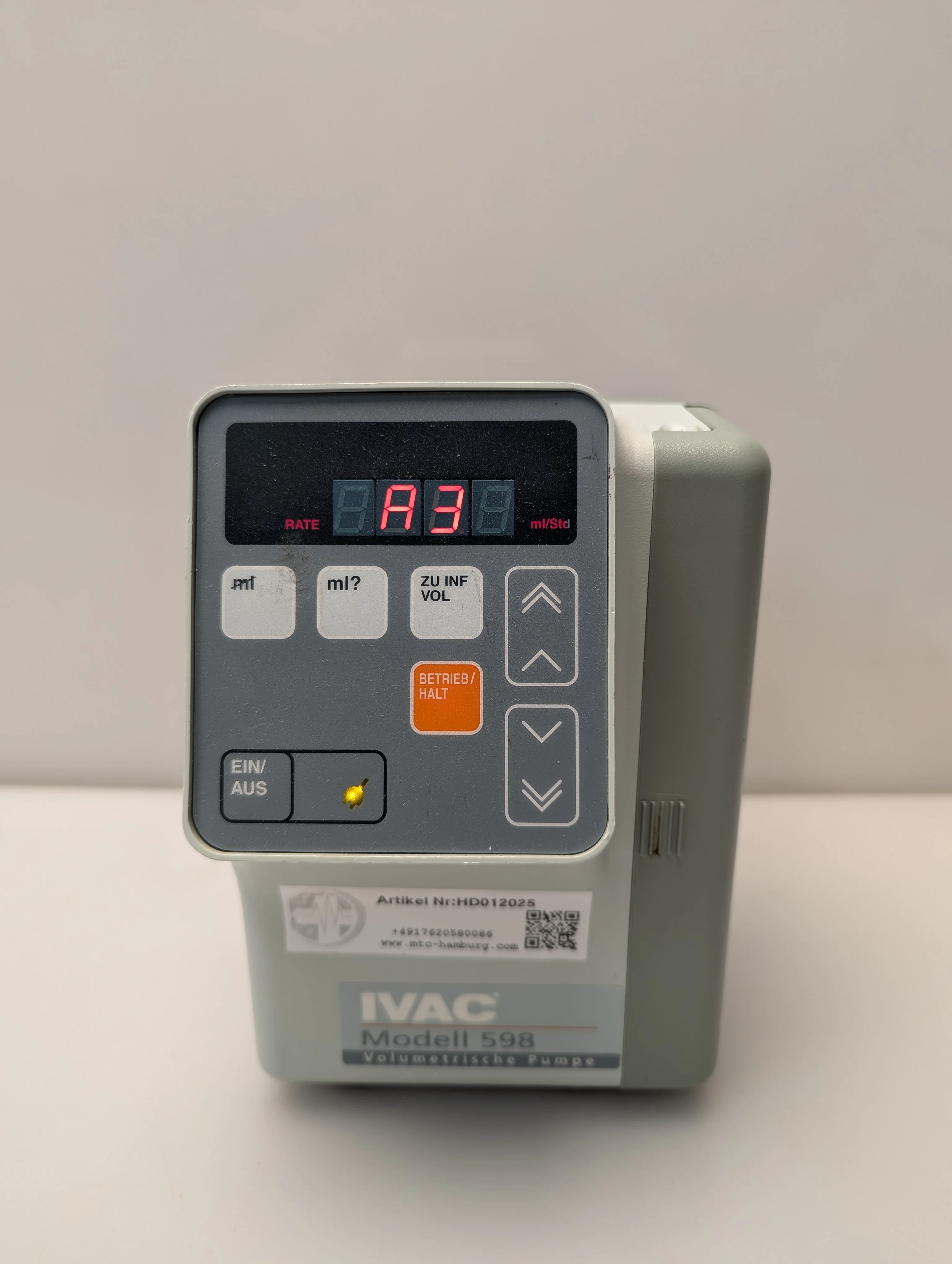 Sell IV infusion pump IVAC 598 (Germany) | Bimedis