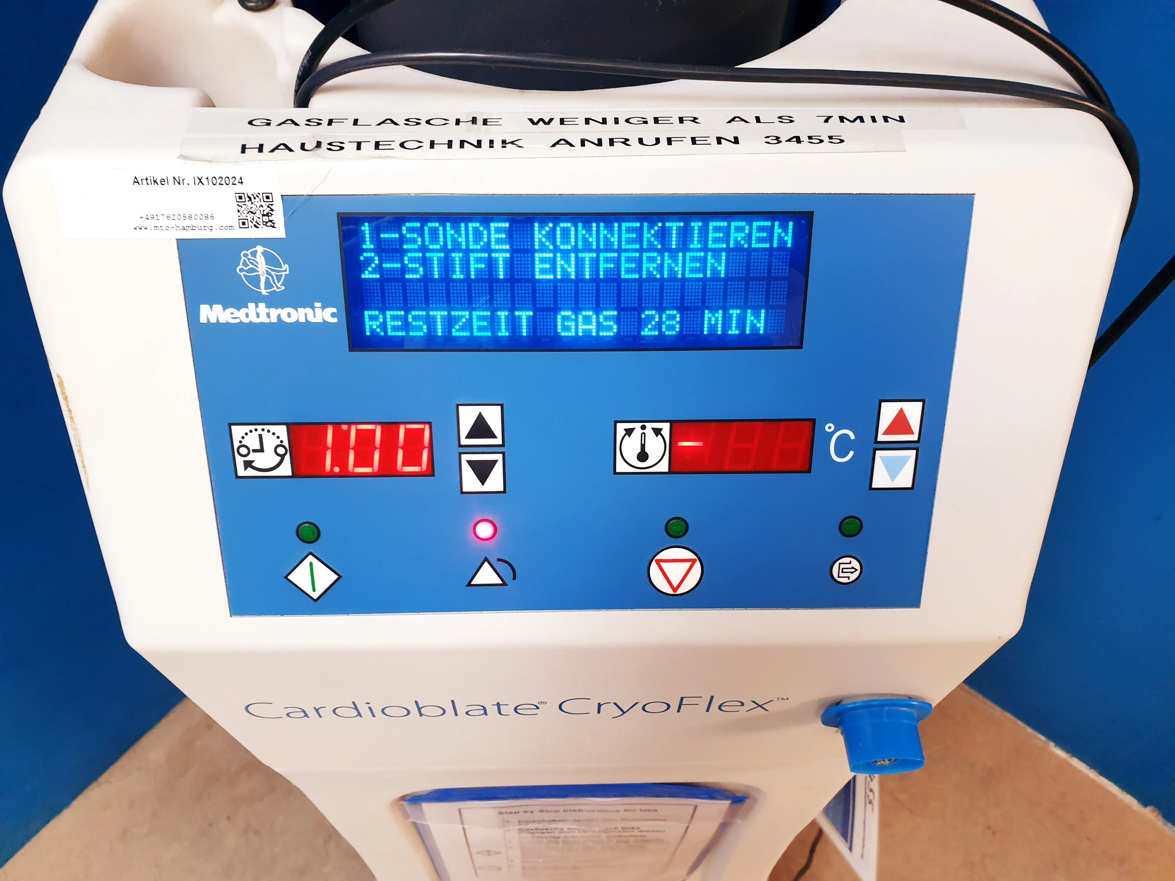 Sell Cryosurgical Unit MEDTRONIC Cardioblate CryoFlex (Germany) | Bimedis