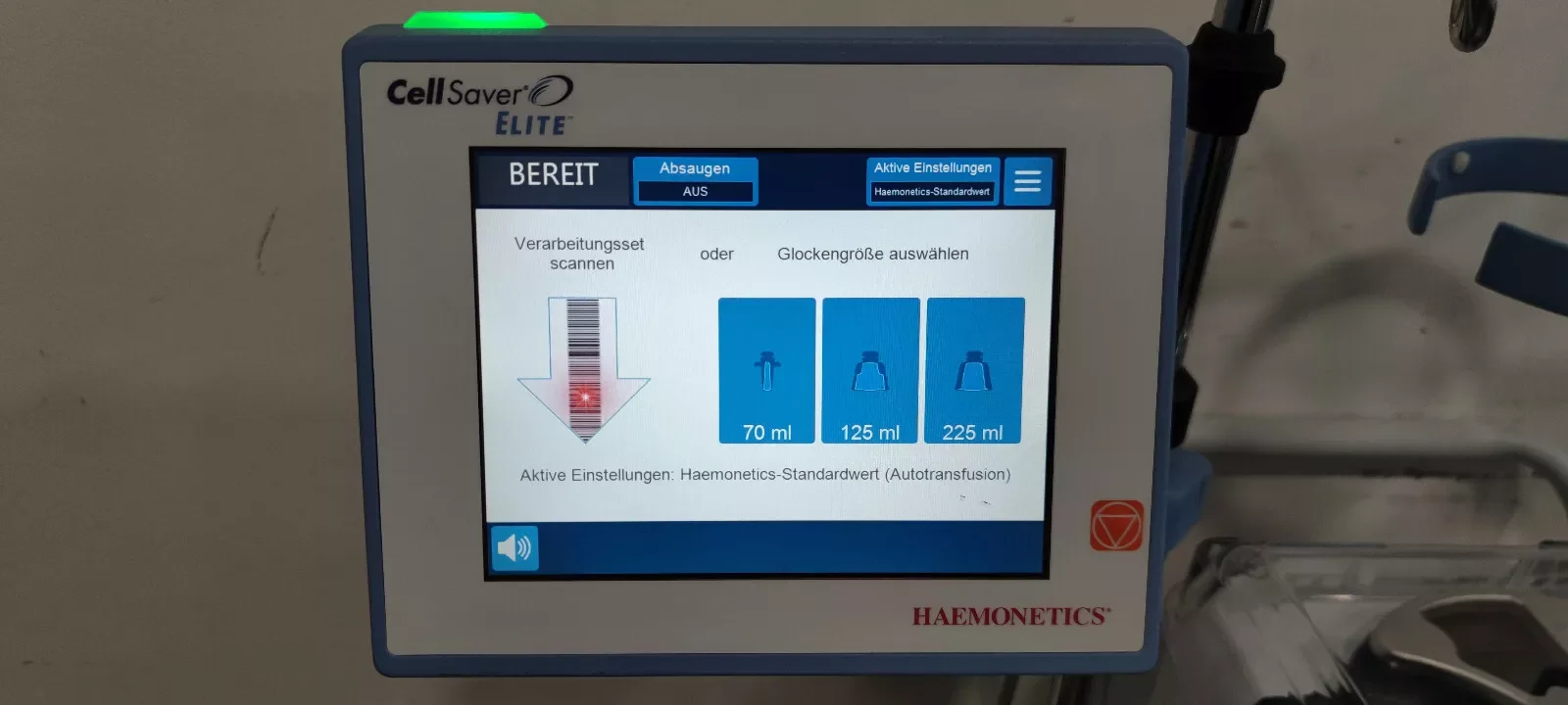 Sell Auto Transfusion System HAEMONETICS Cell Saver Elite 2019 (Germany ...