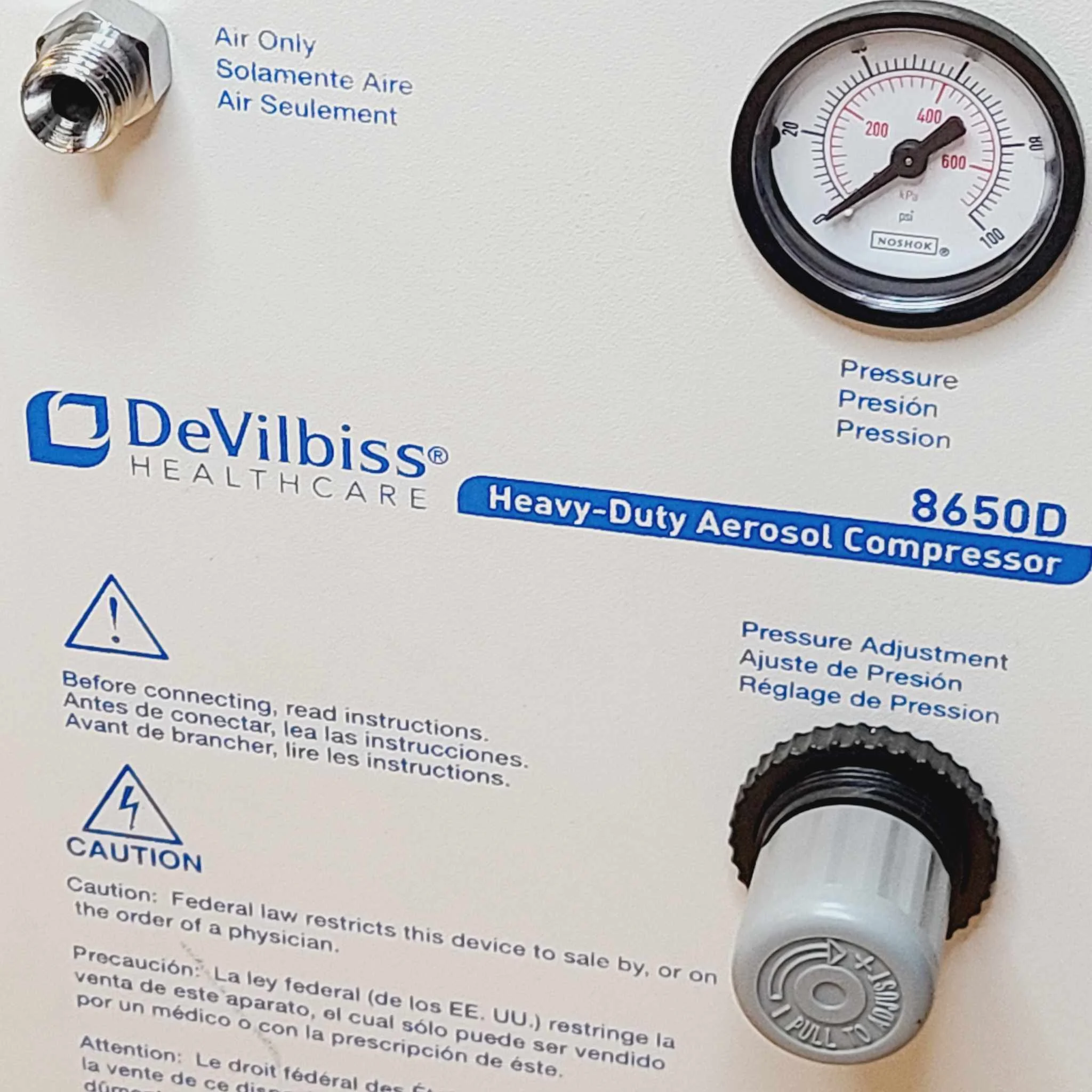 Sell Air Compressor DEVILBISS HEALTHCARE Heavy-Duty 8650D (Canada)