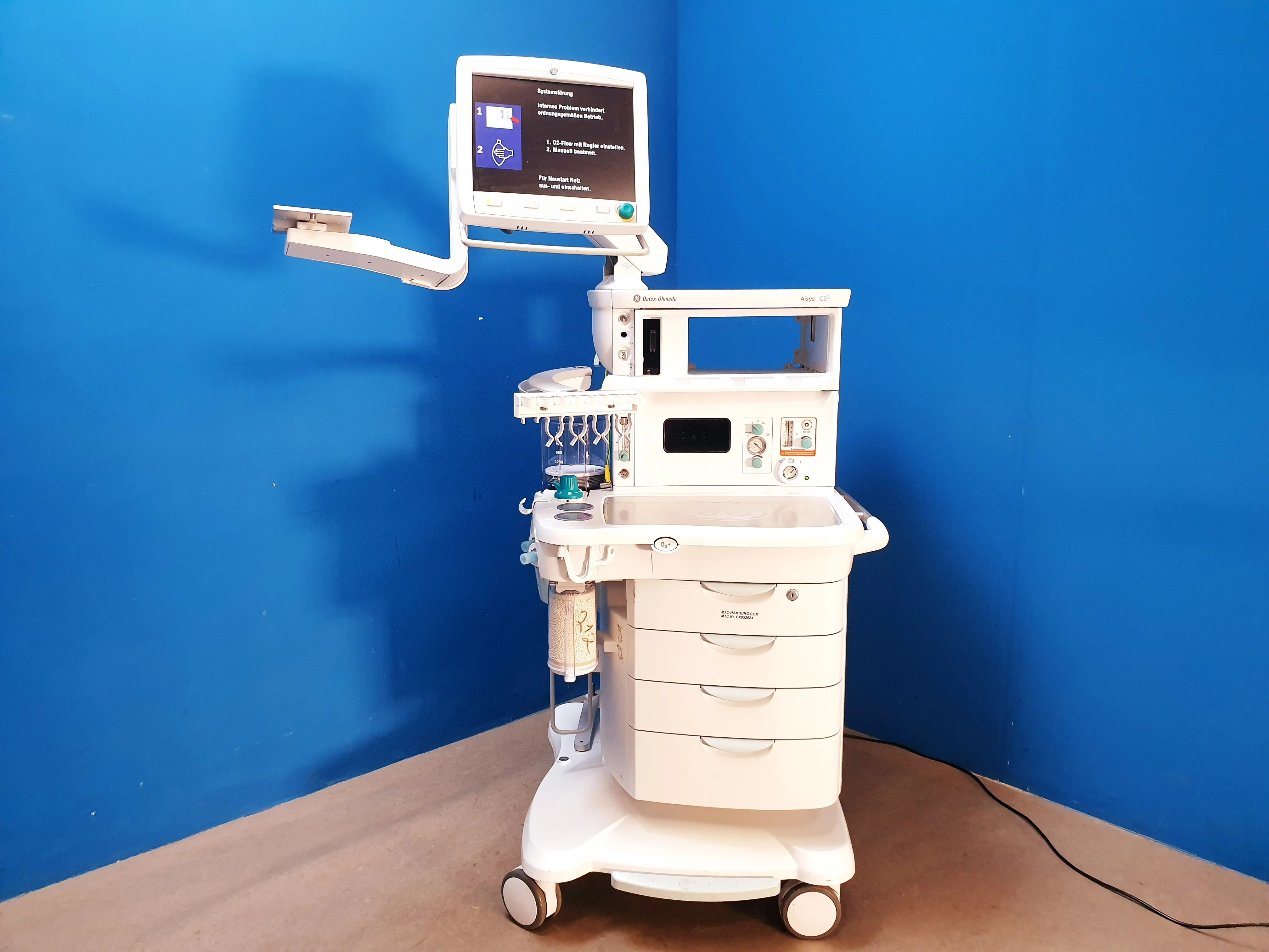 Cs2 Anesthesia Rear Sell Anesthesia Machine GE Aisys CS2 (Germany) | Bimedis