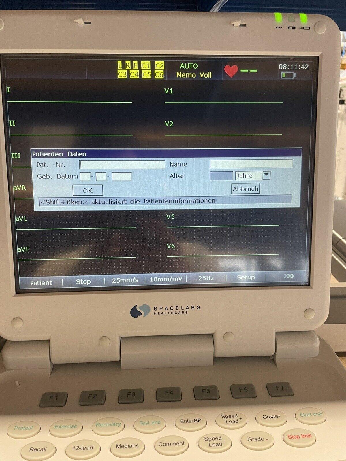Spacelabs Ecg Machine Sell EKG Machine SPACELABS HEALTHCARE CardioExpress SL12A 2016 (Germany ...