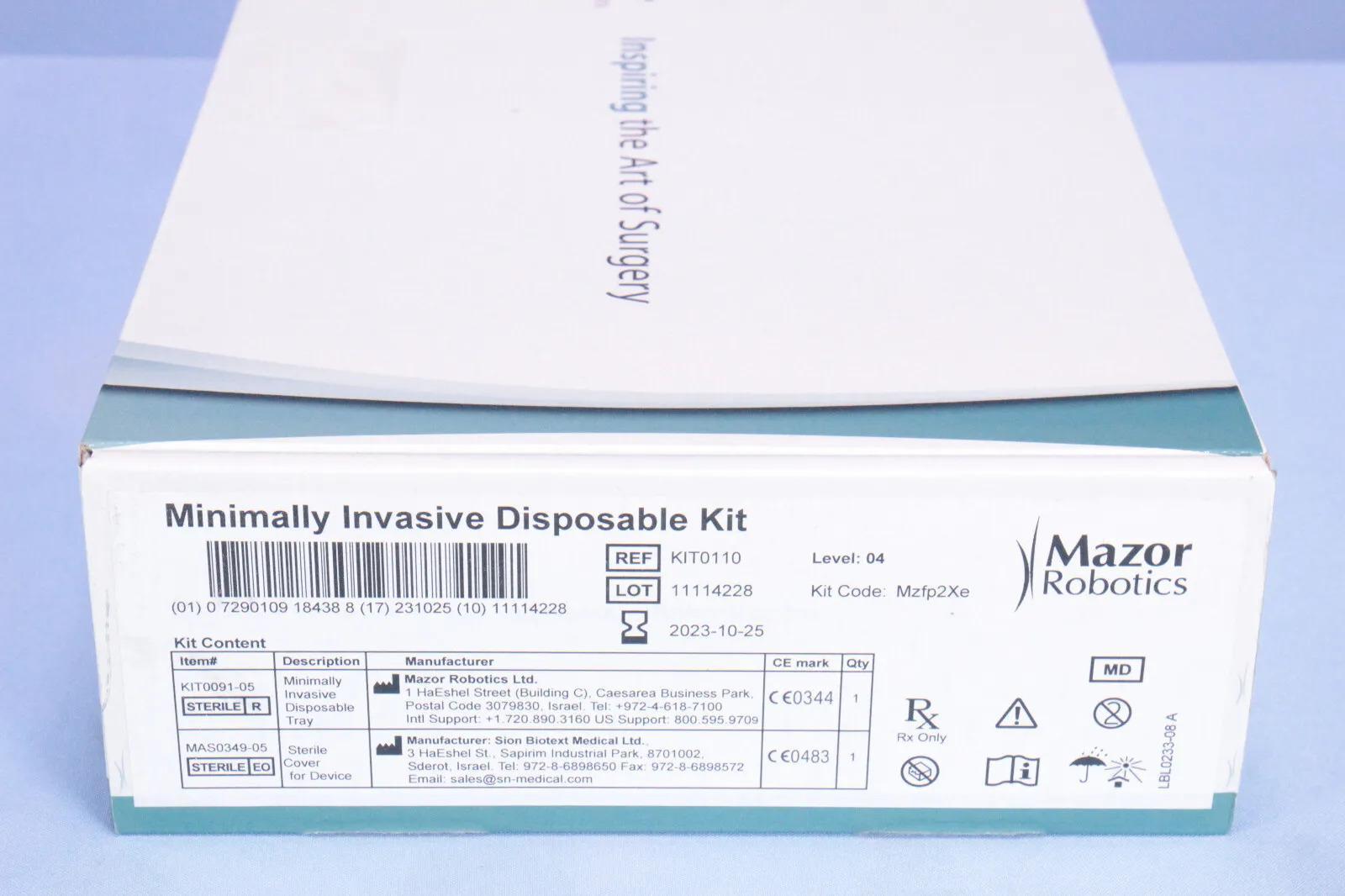 Ronit Mazor Sell Surgical supplies MAZOR ROBOTICS KIT0110 (United States) | Bimedis