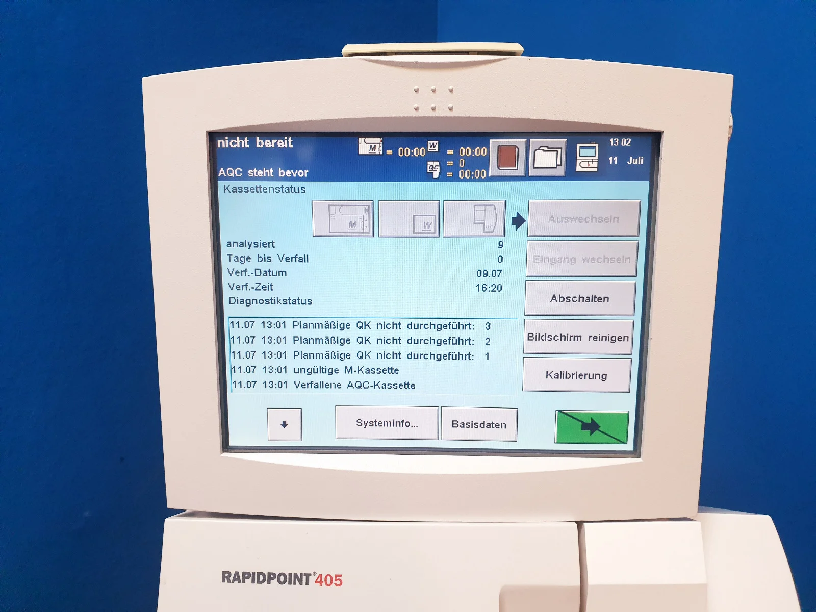 Sell Blood Gas Analyzer SIEMENS RAPIDPoint 405 (Germany) | Bimedis ...
