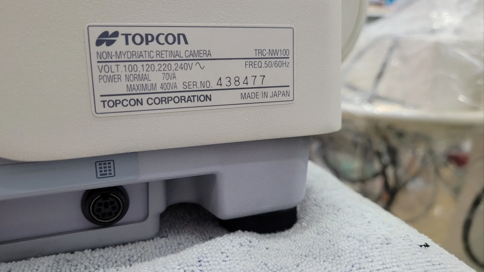 Topcon Signal Camera Sell Retinal camera TOPCON TRC-NW100 (United States) | Bimedis