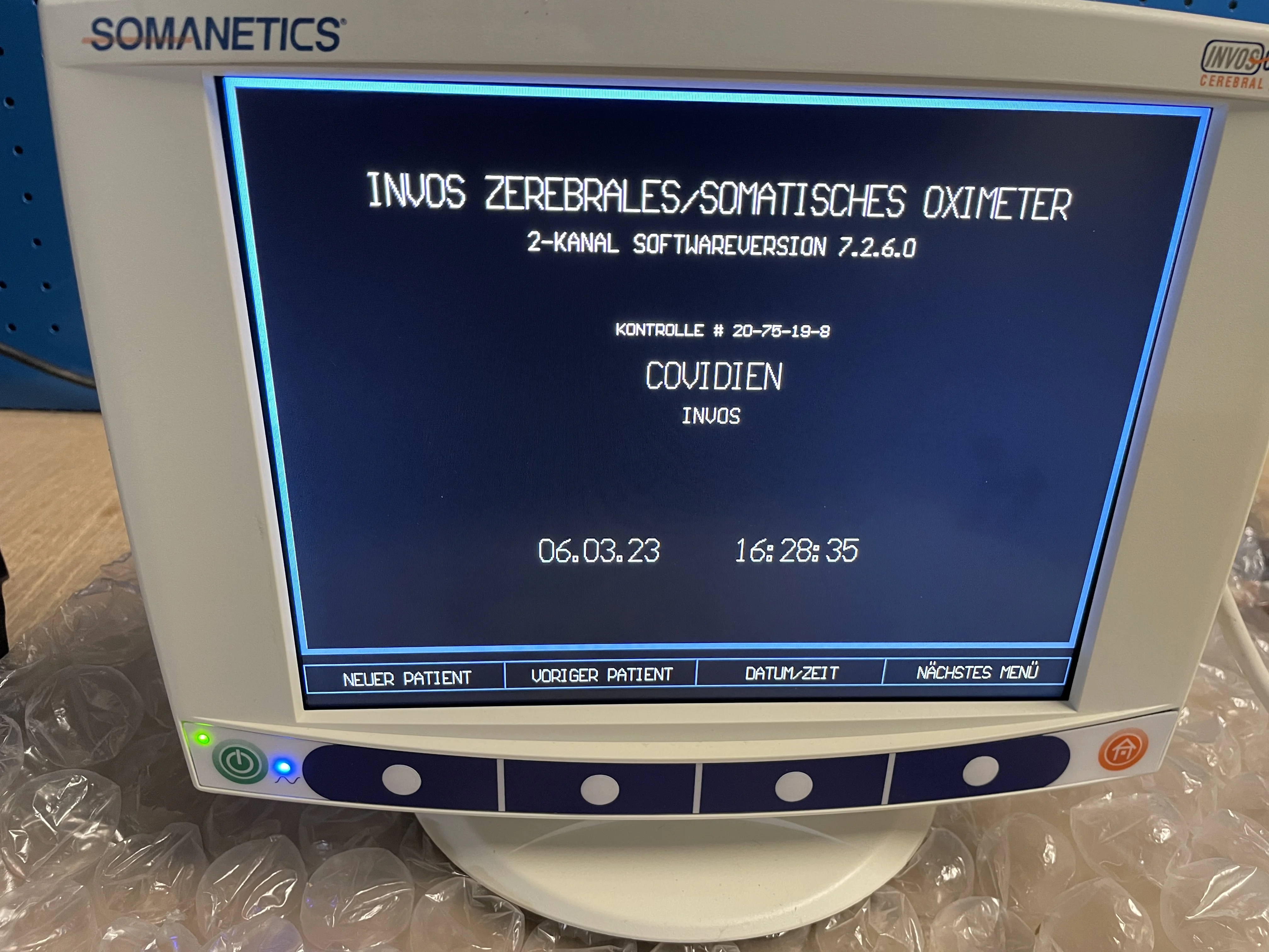 Somanetics Machine Sell Patient monitor SOMANETICS Invos 5100 2012 (Germany) | Bimedis