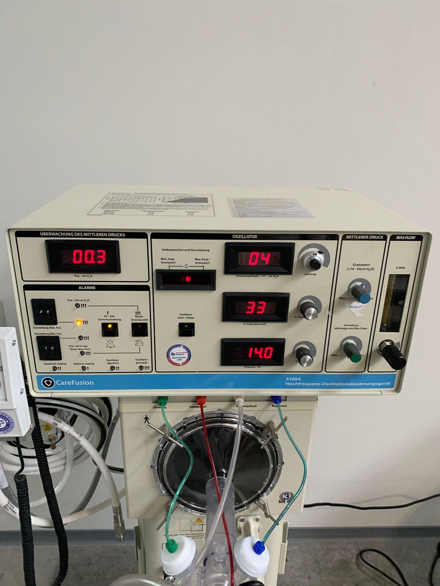 Sensormedics Sell Anesthesia ventilator CAREFUSION SensorMedics 3100A 2014 (Germany ...
