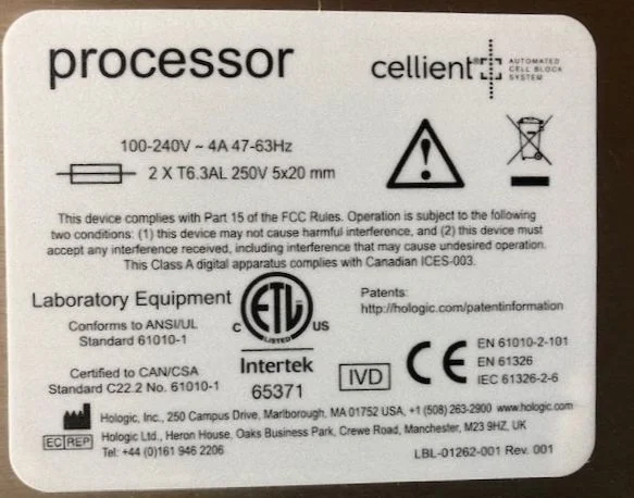 Sell Tissue Processor HOLOGIC CELLIENT (Australia) | Bimedis