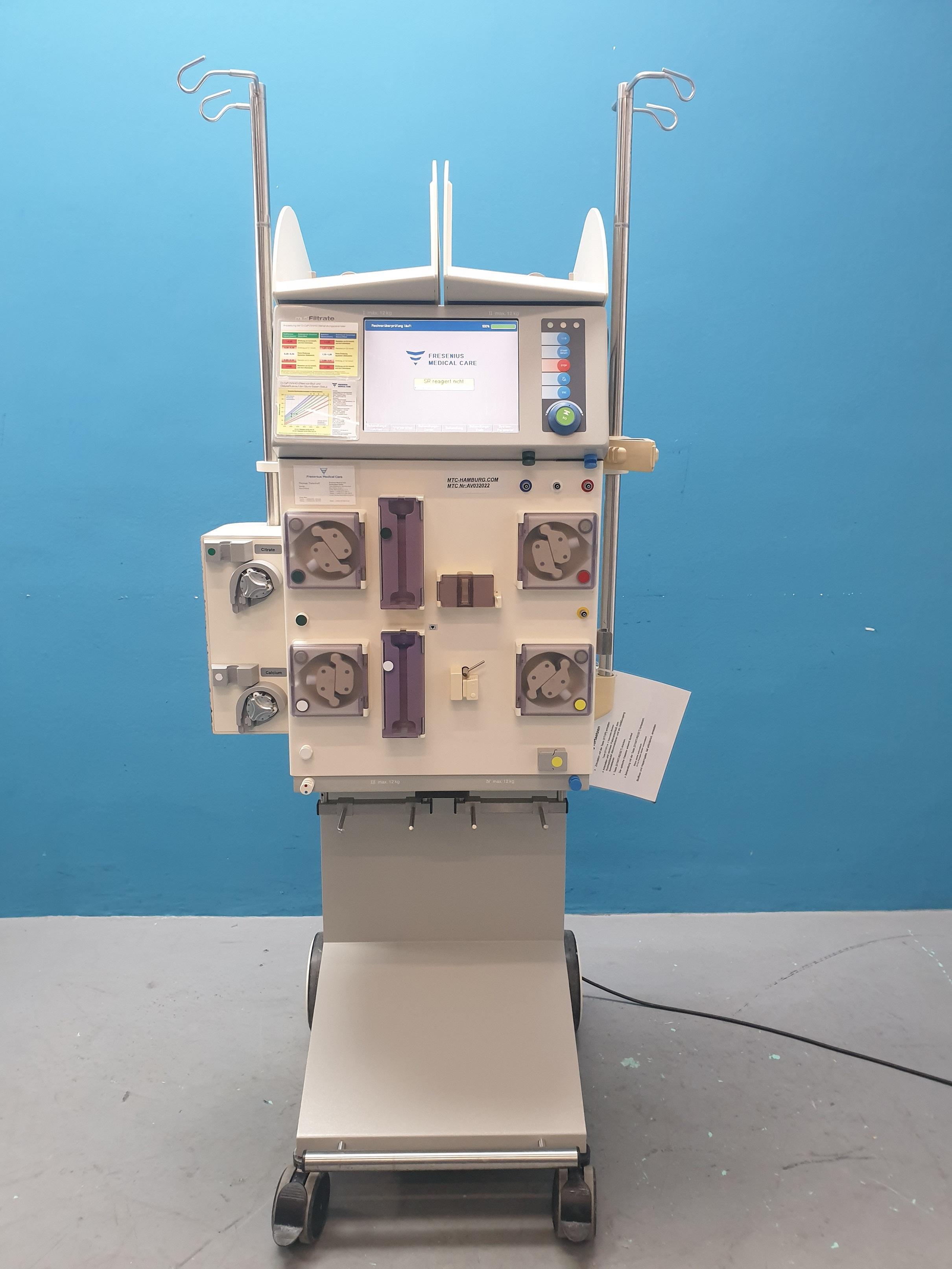 Multifiltrate Machine Sell Stationary dialysis machine FRESENIUS Multifiltrate (Germany ...