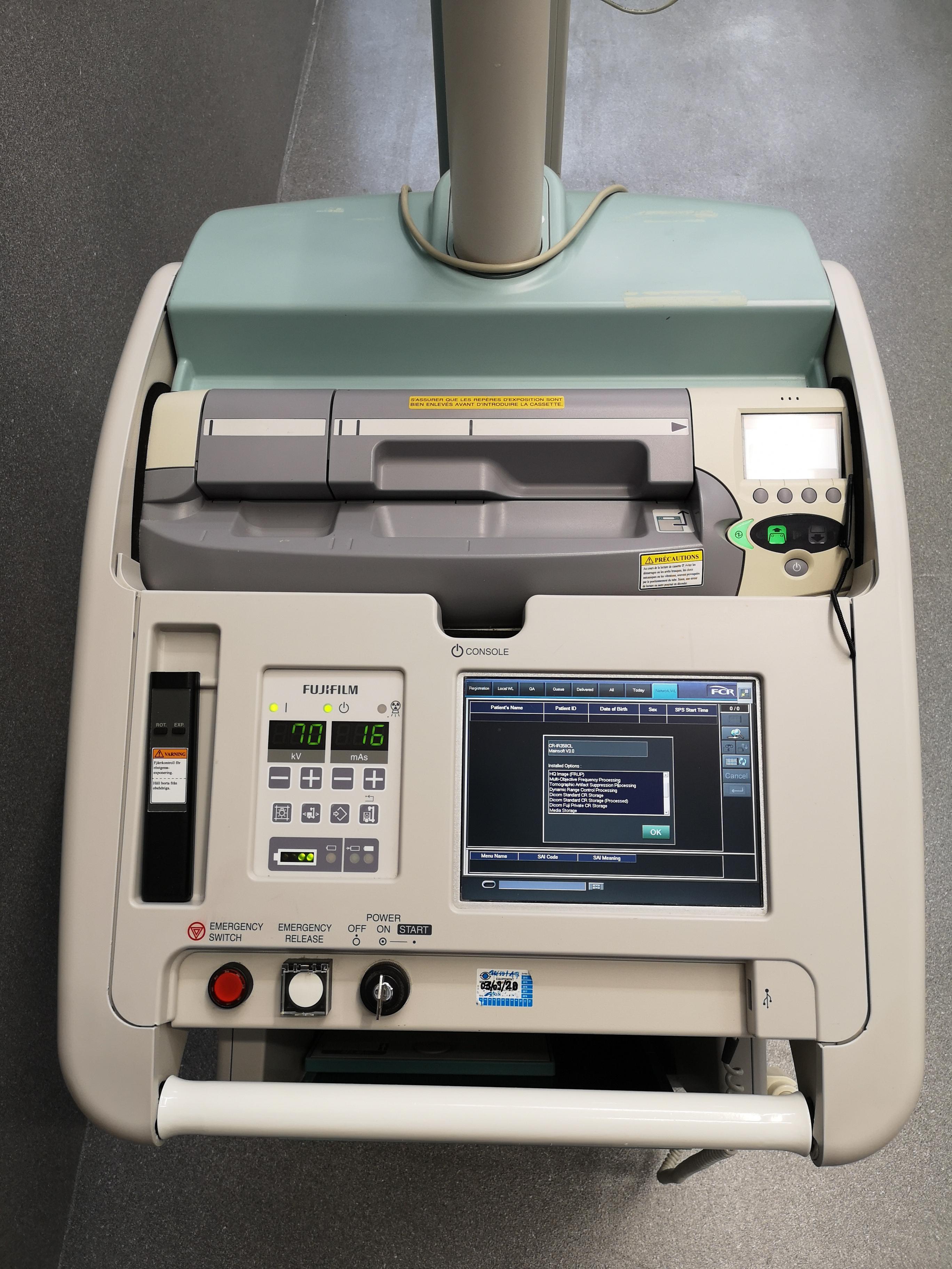Fcr Machine Sell X-ray machine FUJIFILM FCR GO FCR-MB 101 2009 (Spain) | Bimedis